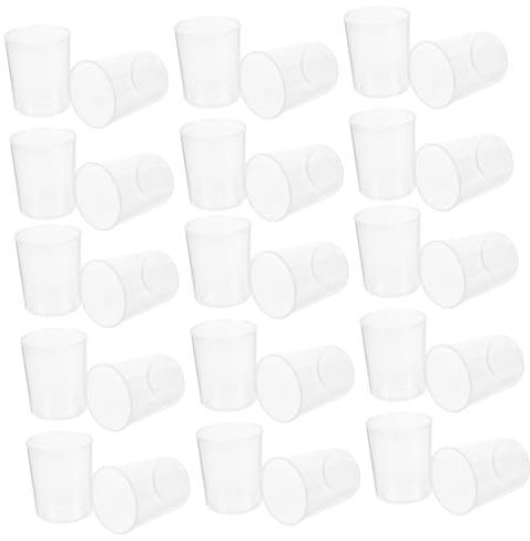 ABOOFAN 30pcs Measuring Beakers Graduated for Lab Experiment Food Grade Measuring Cups Scale for Kitchen Drinks Mixing Paint Mixing