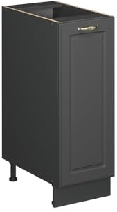 Vicco Pharmacy cabinet Fame-Line, Anthrazit-Gold Landhaus, 30 cm without worktop
