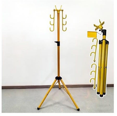Supporto telescopico isolante per cavi, supporto non conduttivo con ganci e piedini per treppiede, leggero gancio per treppiede per la gestione dei cavi