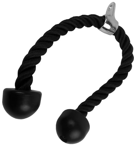 Tunturi Home Gym Accessories Cuerda Triceps Giratoria, Unisex Adulto, Plateado, Única