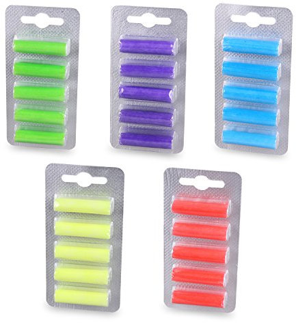 PATONA 5x 5 bastoncini profumati fragranze per aspirapolvere con sacchetti con diversi profumi