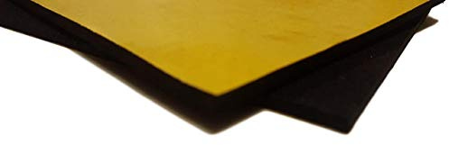 Sponge Neoprene Rubber Sheet, Adhesive Backed - Various Sizes - 1.5mm Thick - 300mm x 200mm