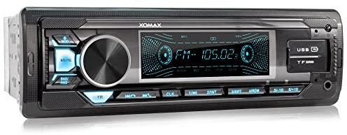 XOMAX XM-R281 Autoradio mit RDS, FM, Bluetooth Freisprecheinrichtung, USB, SD, MP3, ID3, AUX-IN, USB-Ladestation, 1 DIN