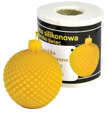 Kerzengießform Weihnachtskugel Silikonform Kerzen Bienenwachs