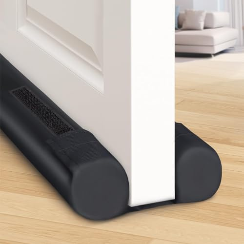 BlissTrends 36 in Under Door Draft Stopper, Covers Gaps up to 2.36 in,Black