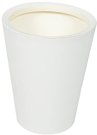 PRETYZOOM poubelle porte-conteneur à déchets cuisine corbeille bureau kitchen conteneurs à déchets seau de stockage des déchets Ménage récipient corbeille à papier pp blanche