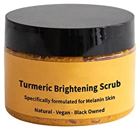 Crema exfoliante corporal para muslos oscuros, zona bikni, axilas, hiperpigmentación, ingredientes naturales, alisado, brillo de la piel, 100 g, sal marina (amarillo, talla única)