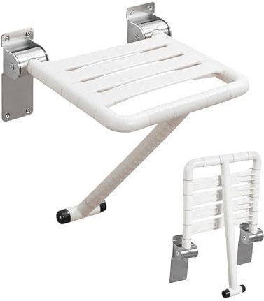 MIAOMI Wand montierter, klappbarer Duschsitz, 200 kg Tragkraft, platzsparender, klappbarer Duschstuhl für das Badezimmer