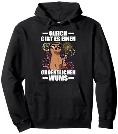 Ordentlichen Wums Feuerwerk Pyrotechniker Böllern Pullover Hoodie