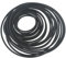 MLWSKKING Surtido Correas Comunes para Grabadora Cassette Máquina Repetidor de Banda Redonda 100mm Correa de transmisión de goma 1.5 piezas