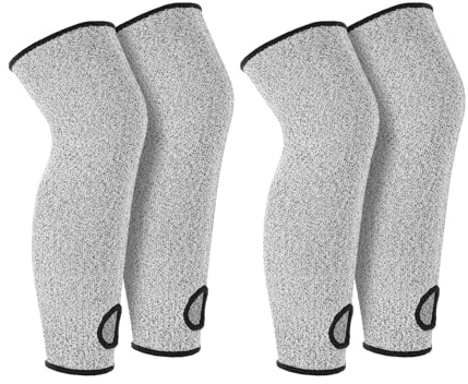 PATIKIL Manicotti resistenti al taglio, manicotti protettivi per gambe sottili per saldatura e falciatura