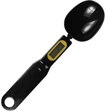 ThreeH Balance numérique pour aliments Kitchen Capacité 0,5 kg/1,1 lb Haute précision Couleur noire