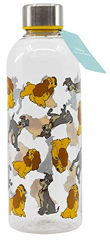 Stor Bouteille D'eau Réutilisable En Plastique De 850 Ml |La Dame Et Le Vagabond - Disney Classics