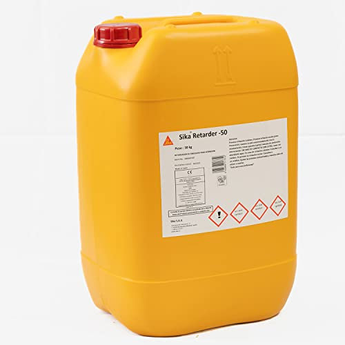 Sika - aditivo retardador-estabilizador - Sika Retarder-50 marrón - retrasar o estabilizar la masa de hormigón - cemento, microcemento y hormigón - 30 kg