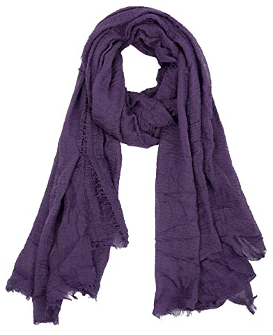 Van Der Rich ® - Schal mit fein gekreppter Oberfläche für Damen und Herren