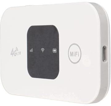 Cuifati 4G-Router, 4G-WiFi-Hotspot-Gerät Im Taschenformat 150 Mbit/S Mobiler Hochgeschwindigkeits-Router mit SIM-Karte, Tragbarer WLAN-Hotspot für Unterwegs