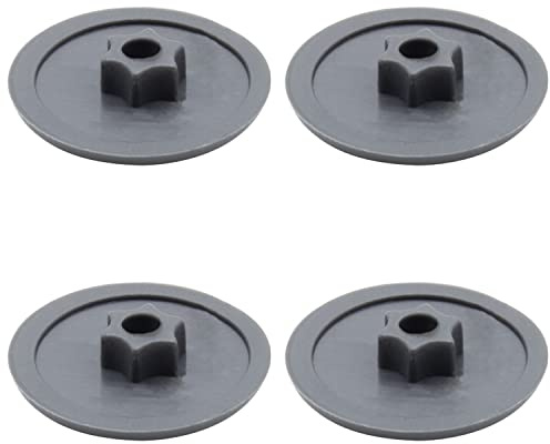 Enkotrade 4 x cover caps for screws, anthracite, Torx T25, 6-lobe, decorative caps for covering with head hole, insert into head hole, screw caps