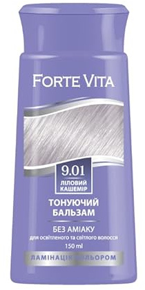 Bálsamo de tinte semipermanente para el cabello, bálsamo tónico para el cabello, lavable, sin amoníaco (9.01 cachemira morada)
