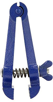 Mini Handheld Pliers, 50mm Mini Vise Hand Vise Machinist Pincer Pliers Practical Professional Tool for DIY Hobby Light Duty Use(50MM)