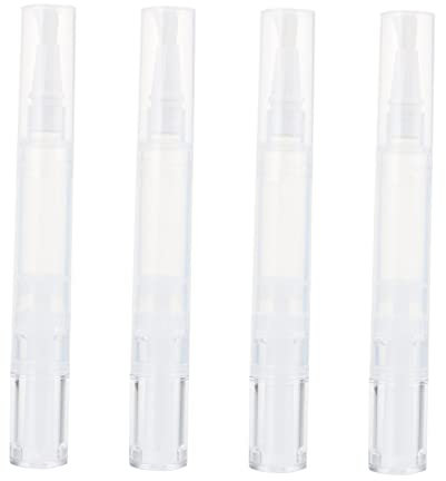 MAGICLULU Leere Nagellacktuben 5ml Nagelpflegeöl Stift Mit Pinselspitze Auslaufsicherer Kosmetikbehälter Für Lipgloss Nagelöl Wimpernserum Nachfüllbare Make up Dispenser