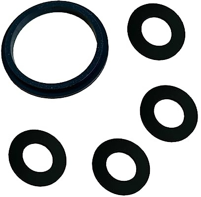 JZSMY 5Pcs for Lay Z Spa kompatible ABC Dichtungen, Unterlegscheiben | Verbindungsdichtungen for Coleman für Lay Z spa,A and B/C Connector Seals Dichtungen (schwarz)
