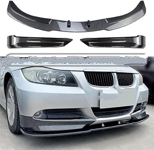 ZHAOWLI Autoteile Frontspoiler Frontstoßstangenlippe für BMW 3 Series E90 E91 2005-2008, Auto Frontstoßstange Spoiler Front Stoßstangen Spoilerlippe