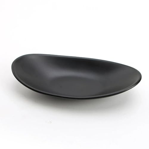 Schlüsselschale, Schwarz Schmucktablett Dekoschalen, Deko Schale Tablett Oval Schlüssel Schale, Schmuckschale Schlüsselablage für Flur Schlüssel Schlüsselschale im Eingangsbereich