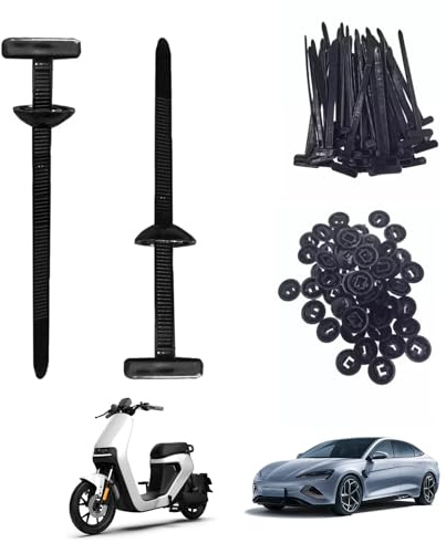 100 Stück Kabelbinder,Zip Ties,Kabelbinder Wiederverschließbar,Uv-Beständige Nylon Halterung,Für Auto,Haushalt,Reparatur & Maschinen