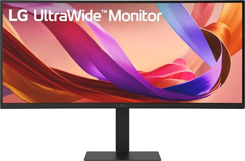 LG UltraWide 34U650A-B Ultra Wide 34 inch PC Screen - IPS Panel QHD (3440 x 1440), 5ms GtG 100Hz, HDR 10, DCI-P3 99% (CIE1931), PBP, PIP, HDMI, Display Port 1.4
