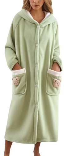 Vestaglia Pile Donna Vestaglia Donna Accappatoio Rosa Corta Invernale Con Bottoni Lunga Da Casa Lana Zip Estiva Cotone Giacca Camera In Taglie forti Calda Xxl Notte Vestaglie Vestito Kimono Flanella