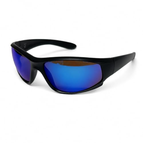 Gil SSC Sportbrille Sonnenbrille Snowboard Black matt verspiegelt Fahrradbrille Sport M 1