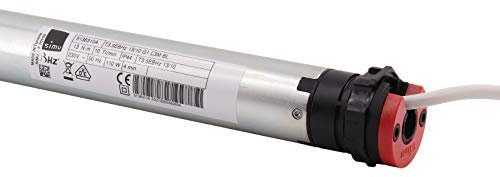 Simu T3.5 EBHz- 13 Nm 16 Upm 2009568 Rolladenmotor SW40 mit Hindernis- und Frosterkennung, bidirektionaler Funkrolladenmotor für Rolladen, Jalousie und Rolltore, für 40mm Achtkant Rolladenwellen