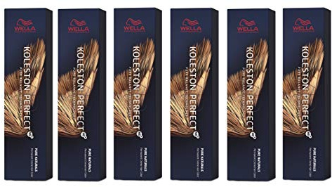 6x Wella Koleston Perfect ME+ 7/00 Mittelblond Natur Intensiv 60 ml