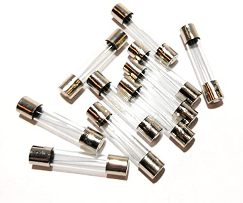 Generisch 10 x Feinsicherung Glassicherung Flink 6 x 30 mm Sicherungen Fuse US 0,5-30A / Stromstärke=6,0 A