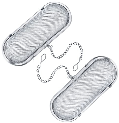 Westmark 2 Gewürz-/Kräuter-/Teesiebe, Länge: je 11 cm, Rostfreier Edelstahl, Silber, 125622E3