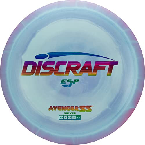 Discraft s ESP Avenger Ss Golfscheibe, Distanzfahrer, 173-174 g Golf Distance Driver Disc, Farben können variieren