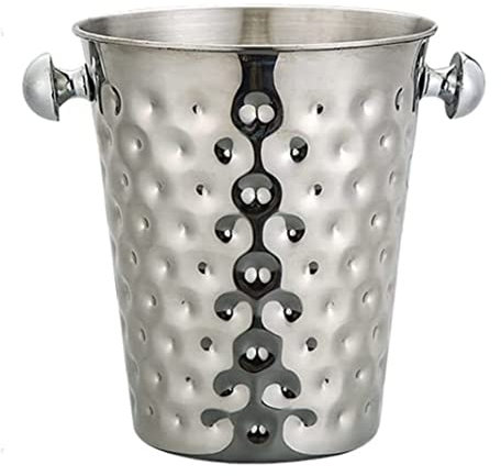 ANIIC Sektkühler Eiseimer Ice Bucket Edelstahl Plastik Eisschaufel Champagner for Riegel Gekühlte Getränke Eisbehälter Eiskübel (Color : C)
