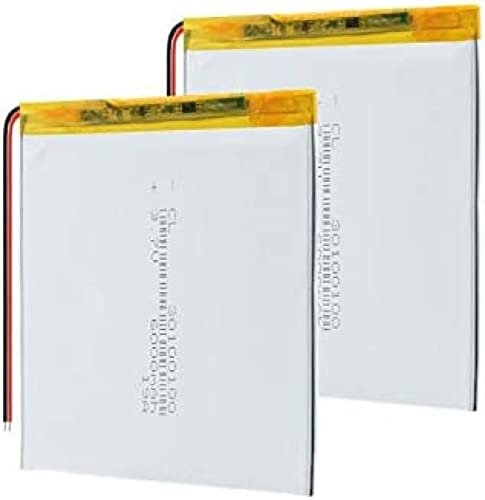 Batterie Au Lithium Polymère 3.7V 6000mAh 30100100 Li, Cellule De Remplacement Rechargeable pour Ordinateur Portable Tablette E-Book,2PCS