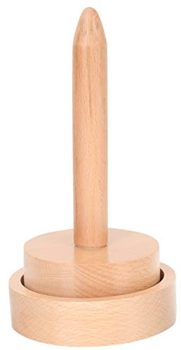 STOBOK Multi-use Spulenhalter Für Garnrollen Praktischer Fadenorganizer Aus Holz Für -projekte Nähen Und Stickerei Robuster Und Eleganter Garnständer Für Kreative Anwendungen