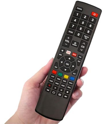 Avilia Telecomando Universale per TV e Smart TV con Tasti Rapidi Youtube e Netflix - Compatibile con Marchi come Samsung, LG, Panasonic, Philips, Sony e Tutte le TV - Gestisce più Dispositivi Insieme