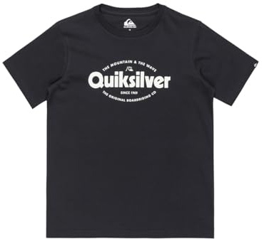 Quiksilver Garçon Ev Shape All Days YTH T-Shirt, Dark Navy, 10 Ans EU