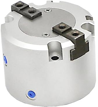 FTMRBOQI MHS2/MHS3/MHS4 Serie 2/3/4 Finger pneumatischer Greifer SMC Ersatz Doppeltwirkender Drehzylinder 16D/20D/25D/32D/40D/50D(MHS4,32D)