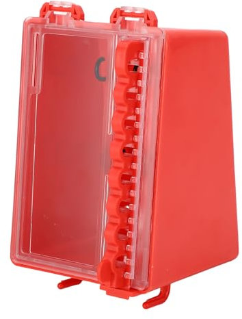 Mavaol Tragbare Lockout-Tagout-Box, mehrfach abschließbare Schlüsselaufbewahrung, klares Sichtfeld, robuste ABS-Konstruktion, für Wartungsteams und Arbeitssicherheit