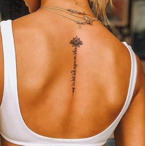 Temporary Tattoos Stickers Fake Tattoos Tibetan Juice Herbal Semi-Permanent Lasting 2 Weeks Waterproof Non-Reflective Chest Arm Back Anti-Rub Men And Women