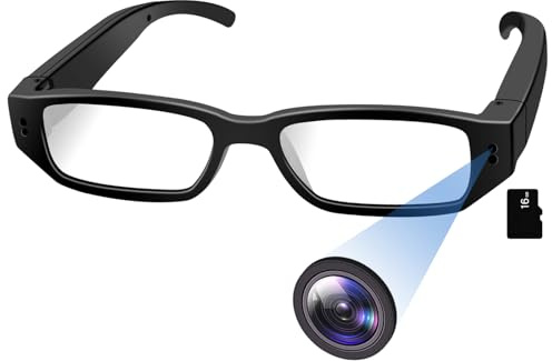 Nisanmoon Brille Sportkamera HD 1080P Fahrrad und Motorrad Foto/Video/Loop-Aufnahme