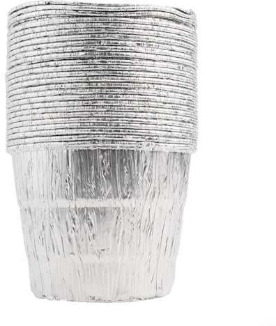 ZYNCUE Traeger Pro Graisse Seau de Graisse Gril pour BBQ Green Mountain, doublures jetables pour bacs d'égouttement en papier d'aluminium pour gril à granulés, 25 pièces
