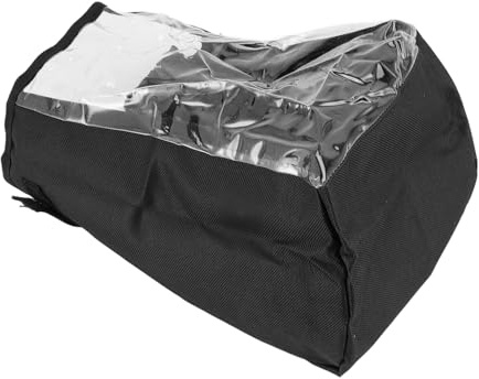 Rollstuhlabdeckung, Rollstuhl Poncho Wetter Joystick Deckung 25x15 Cm 600d Oxford Stoff und Transparentes Film Elektrisches Rollstuhlzubehör Kraftwerk Rollstuhl Armlehnenabdeckung