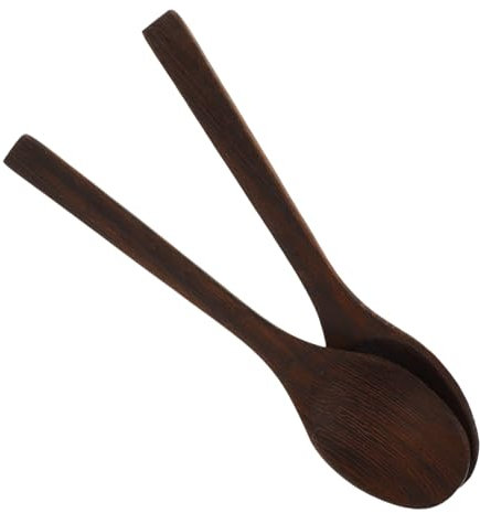 Alipis 2piezas Cucharillas De Madera para Café y Postre Cucharillas Pequeñas para Sopa Cucharas Reutilizables