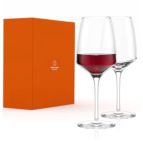 Stölzle Lausitz Experience Rotweingläser Rotweinkelche 450 ml, 2er-Set | Rotweingläser und Rotweinkelche für Rotwein und optimale Aromaentfaltung, aus Kristallglas, stoßfest & spülmaschinengeeignet