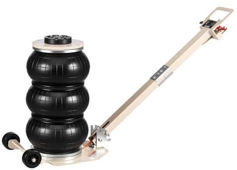 VEVOR Air Jack, 3 Ton/6613 lbs Triple Bag Air Jack, Airbag with Six Steel Pipes, Lift Up to 17.7 inch/450 mm, 1-6 s Fast Lifting Pneumatic with Adjustable Long Handle for Car, SUV, Pickup Truck Repair